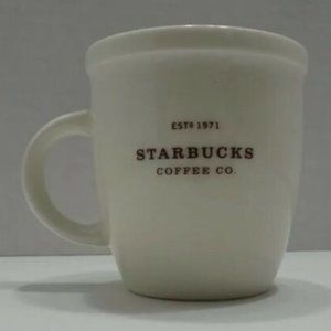 Starbucks Coffee 2006 Abbey Demi 3 oz Espresso Cup Mug Est 1971 Coffee Co Tea
